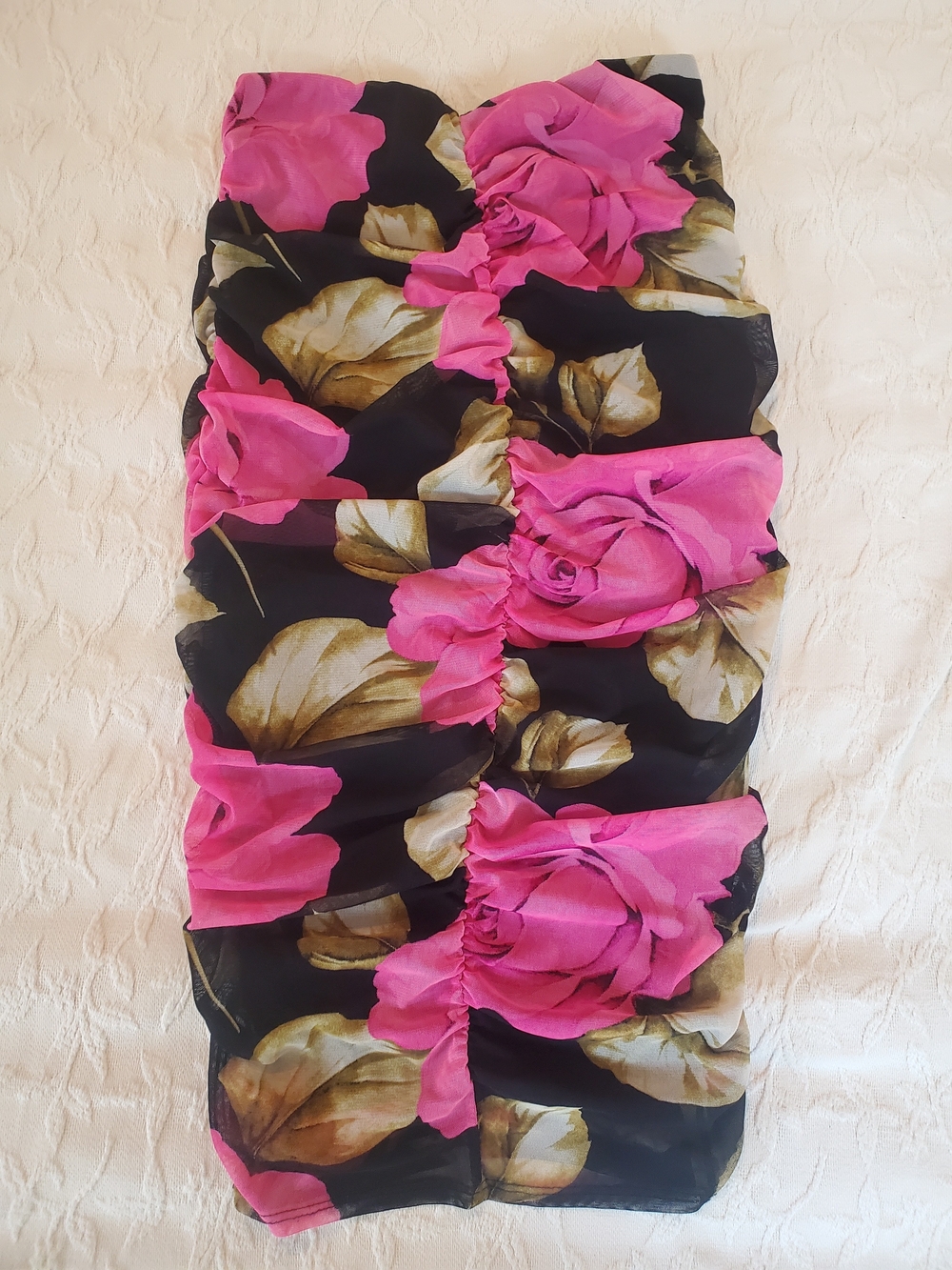 Fashion Nova Ruched Pencil Skirt